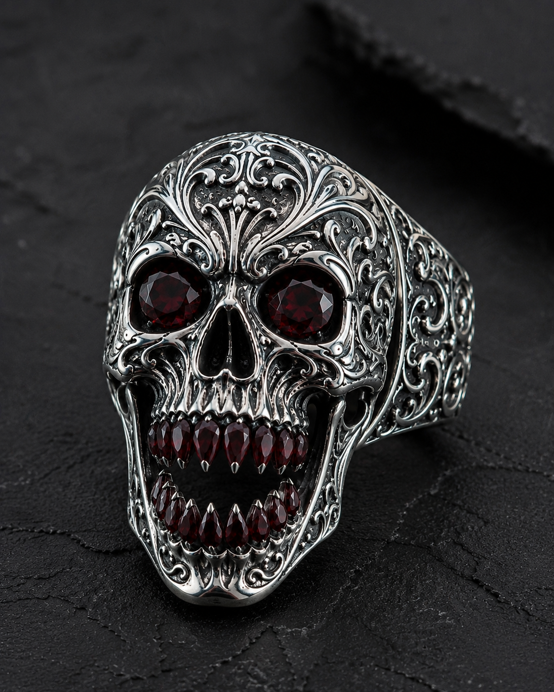 The Phantom Crown Skull Ring