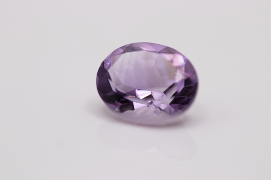 Small Oval Cut Amethyst