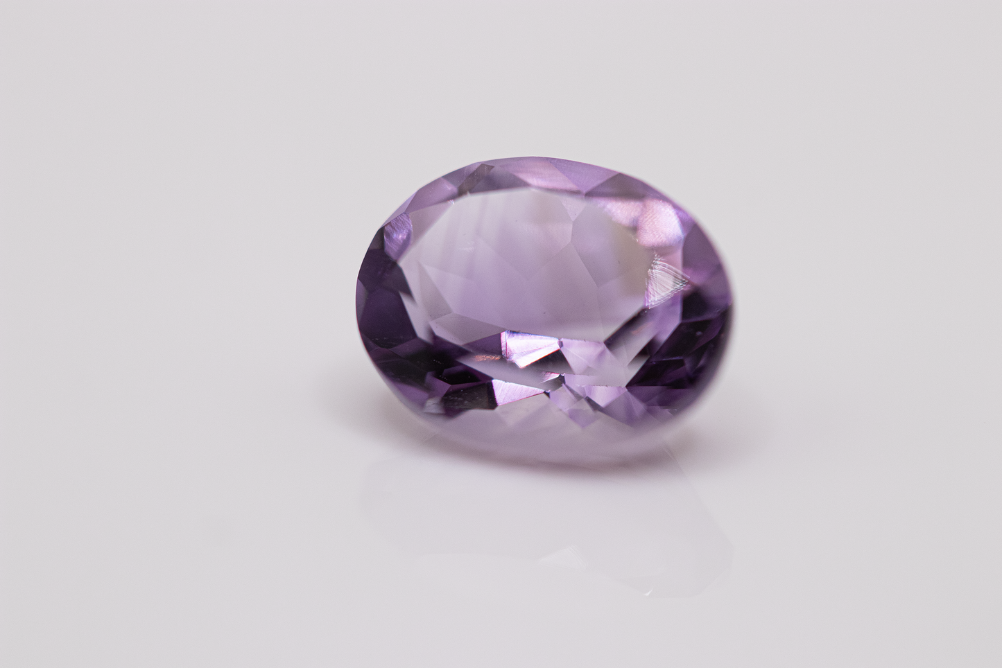 Small Oval Cut Amethyst