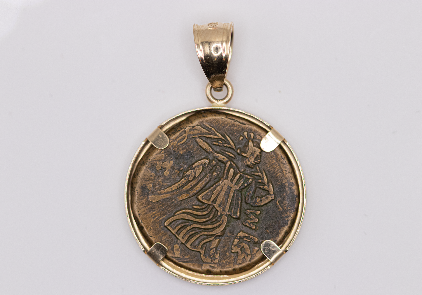 Pontos Amisos Greek Coin Pendant