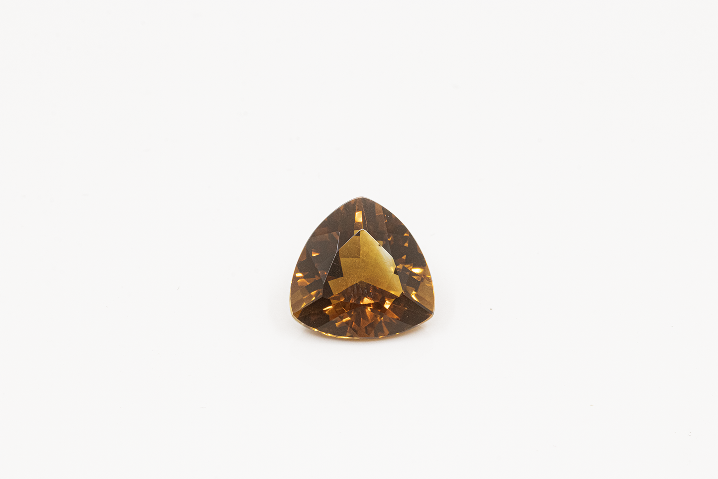 6.71 ct Trillion Cut Cognac Citrine