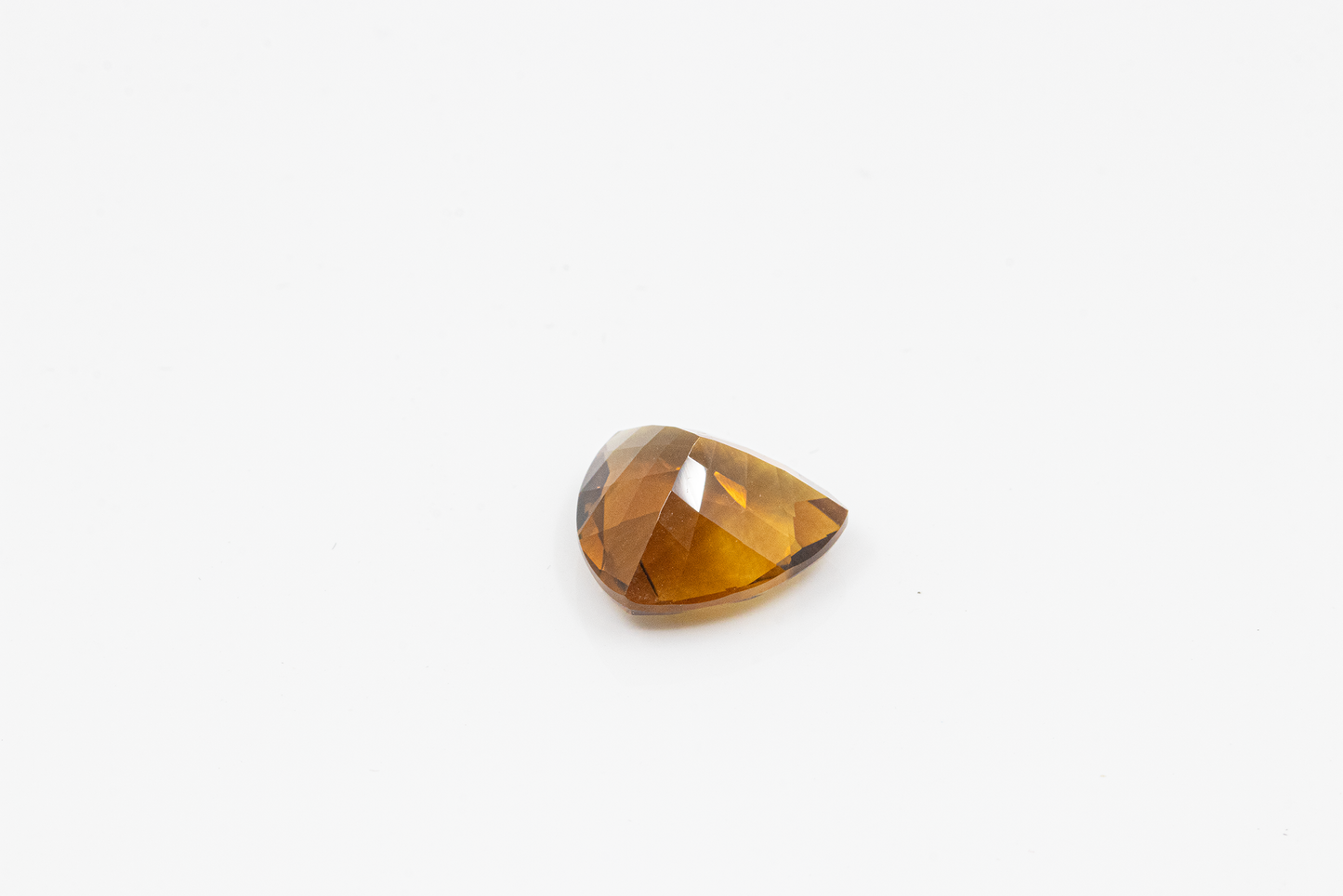 6.71 ct Trillion Cut Cognac Citrine