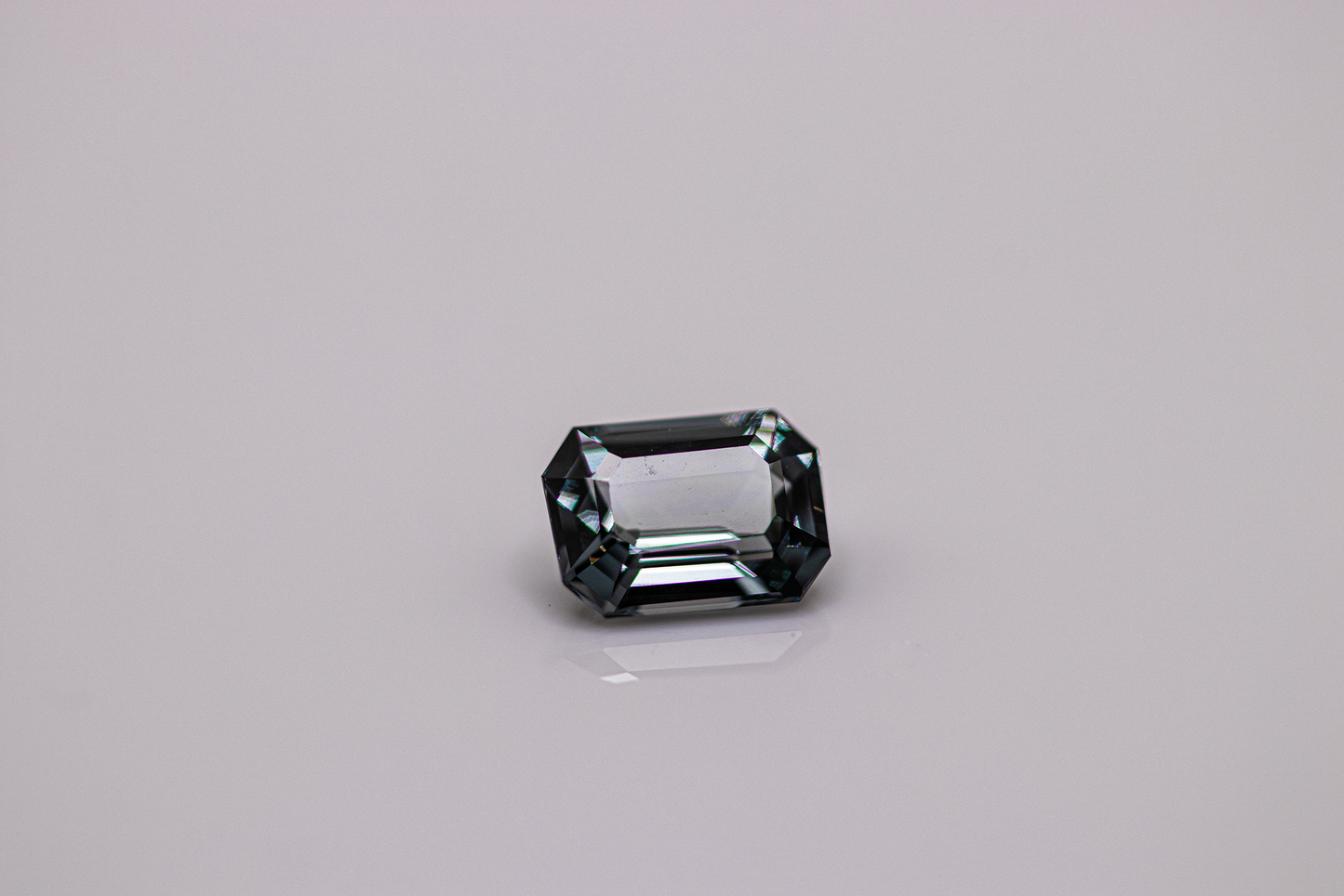 Metallic Gray Blue Spinel