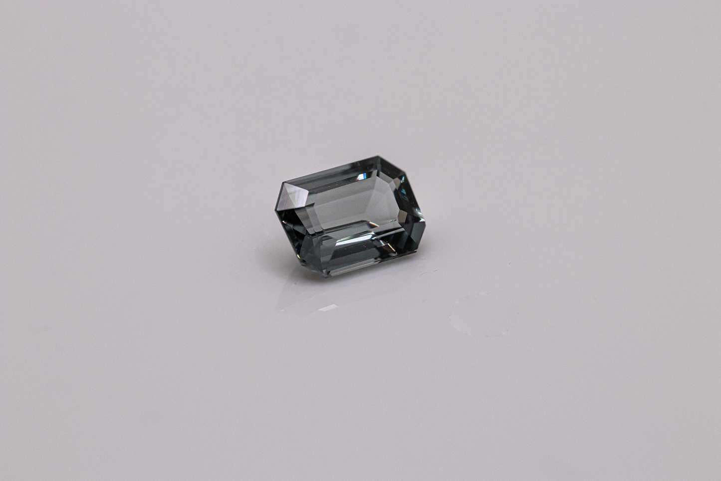 Metallic Gray Blue Spinel