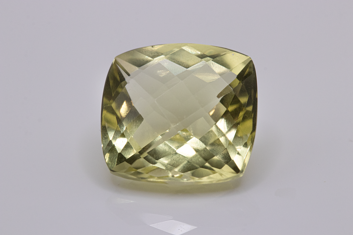 Checkerboard Cut Lemon Citrine