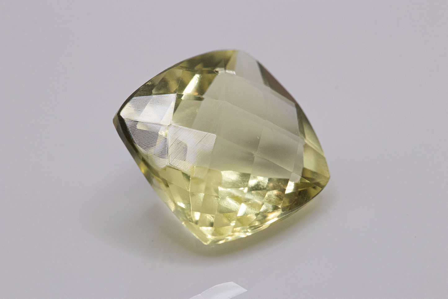 Checkerboard Cut Lemon Citrine