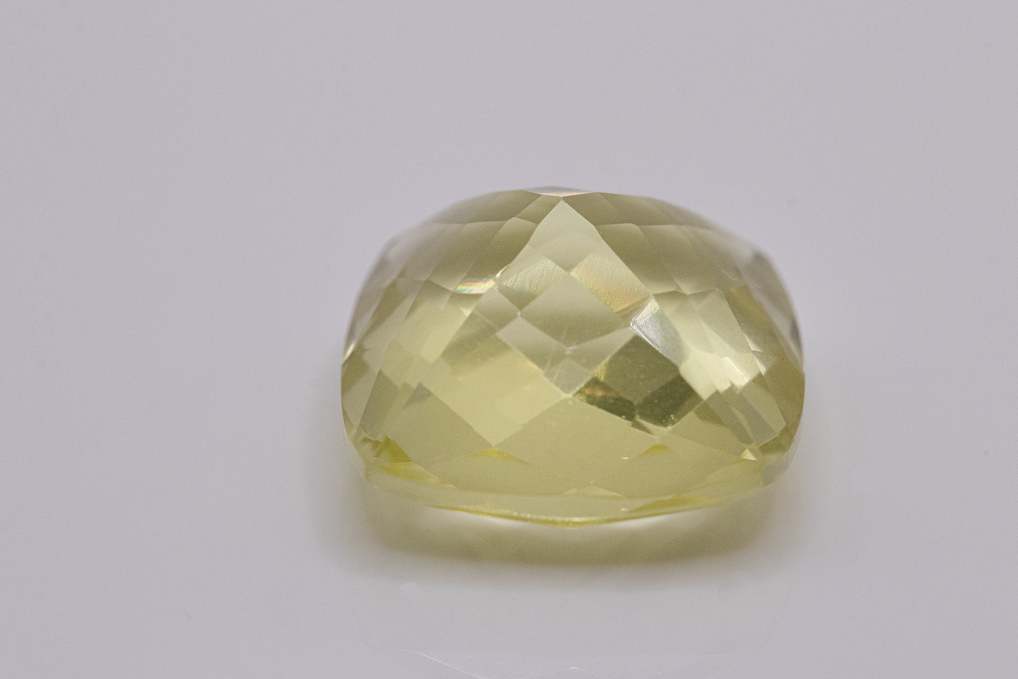 Checkerboard Cut Lemon Citrine