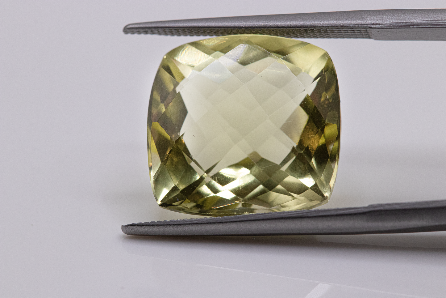 Checkerboard Cut Lemon Citrine