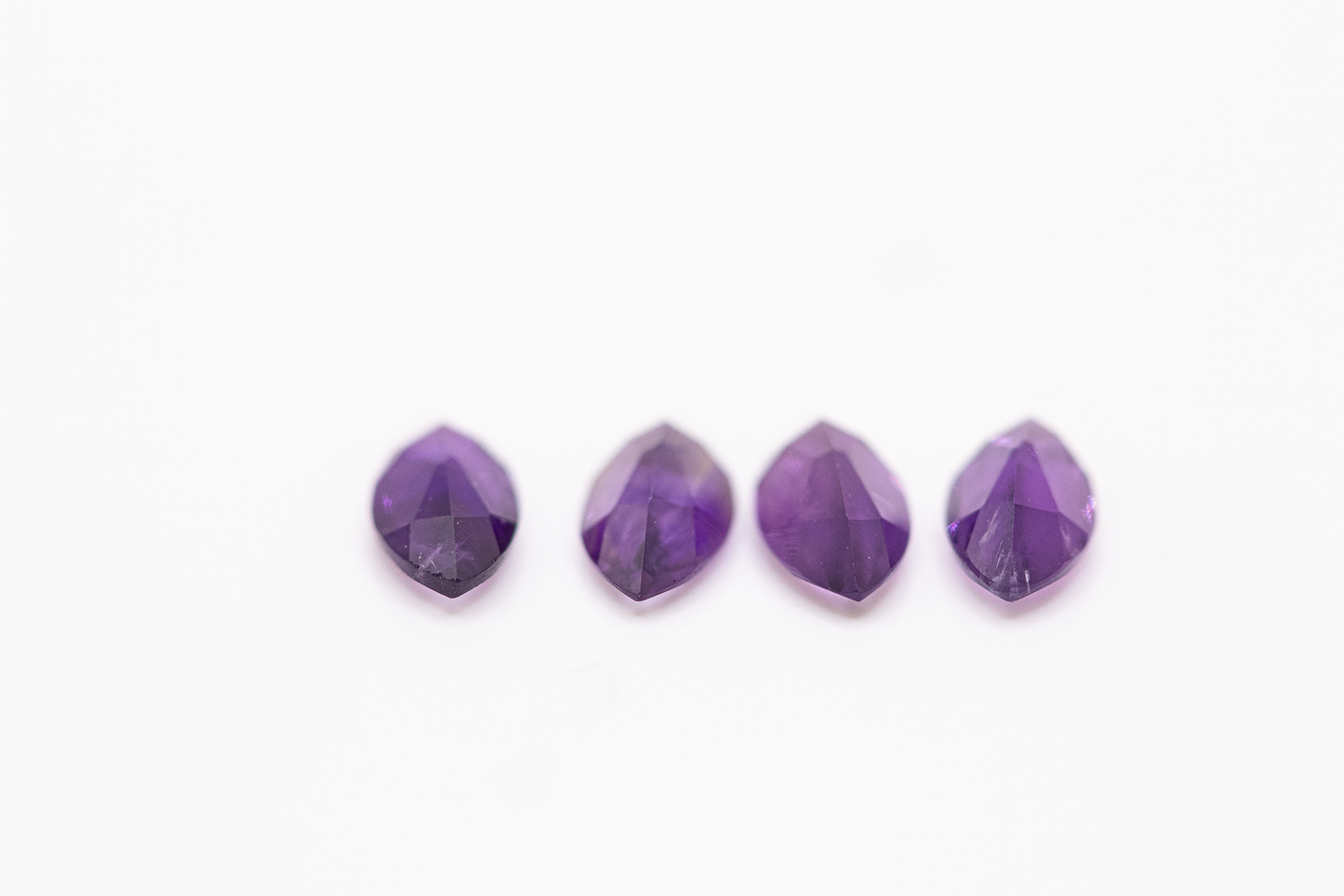 Marquise Cut Amethysts (x4)