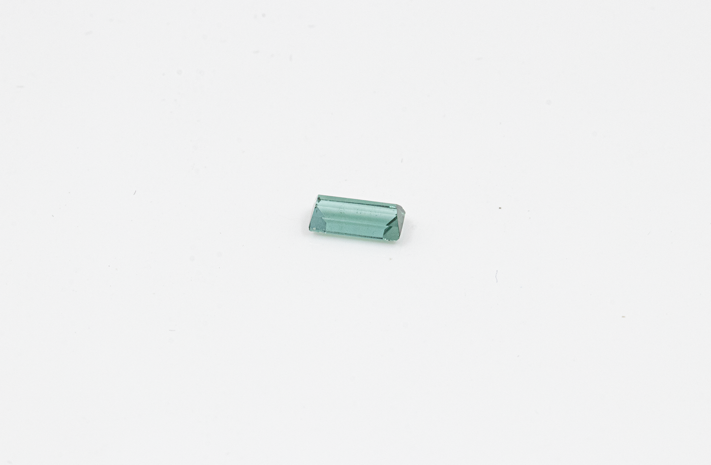 0.65 ct Emerald Cut Light Blue Tourmaline